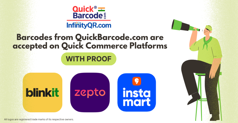 Accepted By All Quick Commerce Platforms!